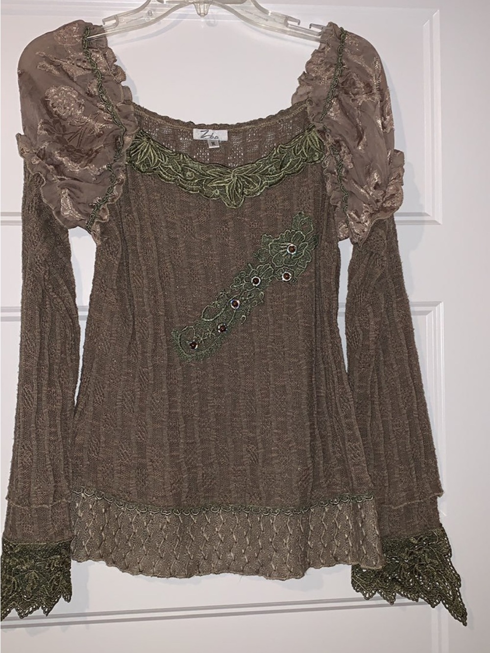 Vintage Zba Cottage Core
Fairy Core Knit Sweater